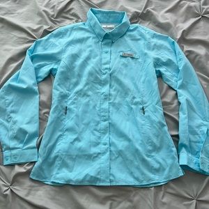 Light blue Columbia boating shirt